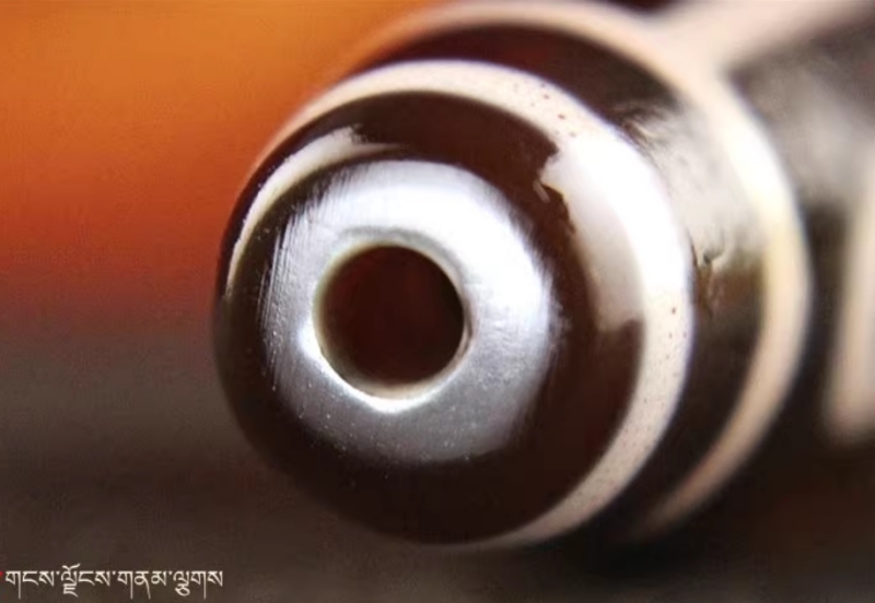 Tibetan nine-eyed dzi bead Lucky Charm Jewelry - Image 3